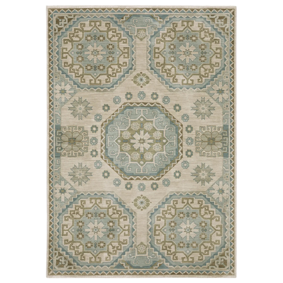 Oriental Weavers Sphinx Maeve MAE03 Blue Rugs - main flat