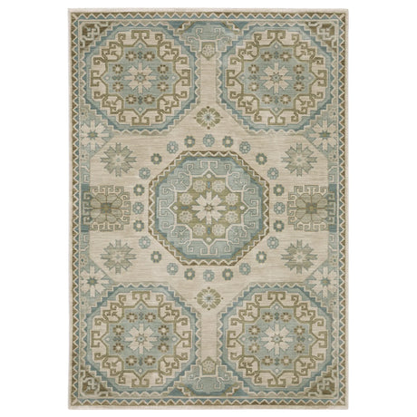 Oriental Weavers Sphinx Maeve MAE03 Blue Rugs - main flat