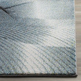 Safavieh Hollywood 4'-0" x 6'-0" Rug in Grey / Teal
