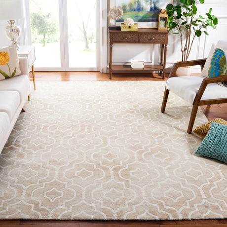 Safavieh Dip Dye 10'-0" x 14'-0" Rug in Beige / Ivory