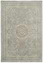 Dynamic Rugs Santana 10260 Power Loomed Traditional Blue/Beige Rug - Rectangular