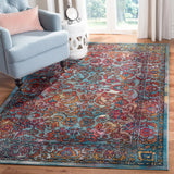 Safavieh Crystal 4'-0" x 6'-0" Rug in Light Blue / Orange