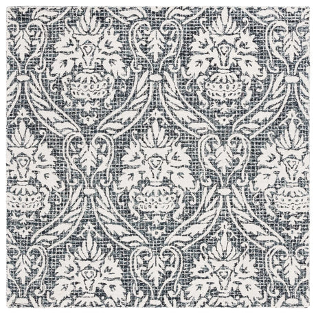 Safavieh Abstract 6'-0" x 6'-0" Rug in Ivory / Navy