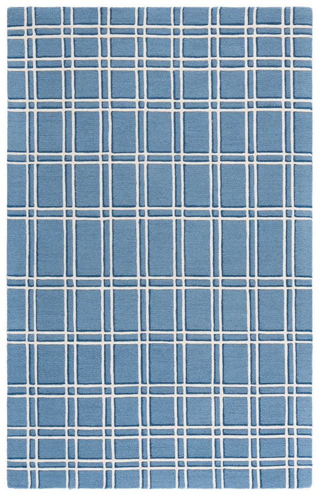 Safavieh Genre 4'-0" x 6'-0" Rug in Blue / Ivory