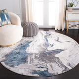 Safavieh Amelia 6'-7" x 6'-7" Rug in Grey / Blue