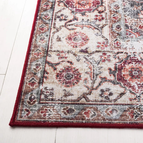 Safavieh Tucson 4'-0" x 6'-0" Rug in Beige Green / Rust
