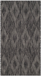 Safavieh Courtyard 2'-0" x 3'-7" Rug in Black / Black