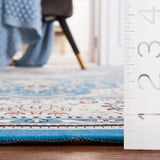 Safavieh Tucson 4'-0" x 6'-0" Rug in Turquoise / Beige