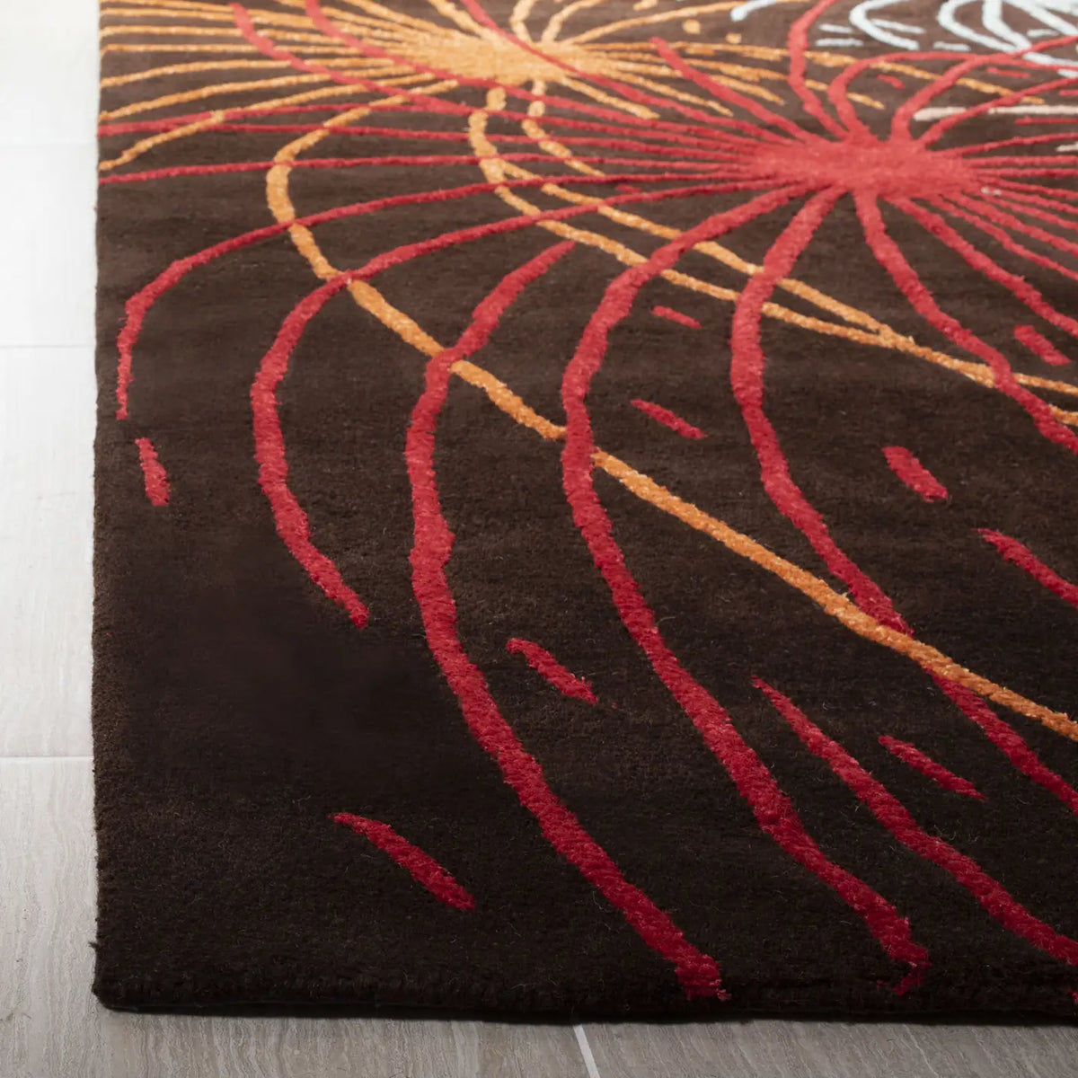 Safavieh Soho 3'-6" x 5'-6" Rug in Brown / Multi