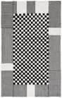 Safavieh Genre 4'-0" x 6'-0" Rug in Black / Ivory