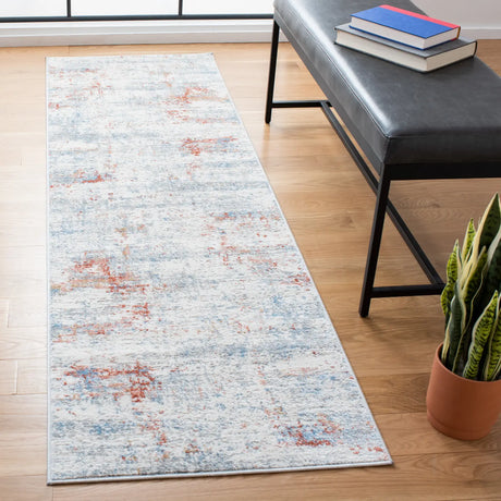 Safavieh Amelia 2'-3" x 8'-0" Rug in Ivory / Rust
