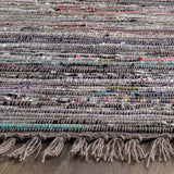 Safavieh Rag Rug 2'-3" x 8'-0" Rug in Rust / Multi