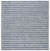 Safavieh Striped Kilim 7'-0" x 7'-0" Rug in Navy / Blue