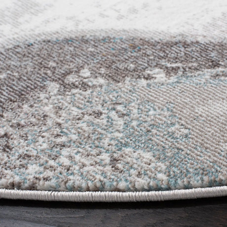 Safavieh Aria 6'-5" x 6'-5" Rug in Ivory / Plum