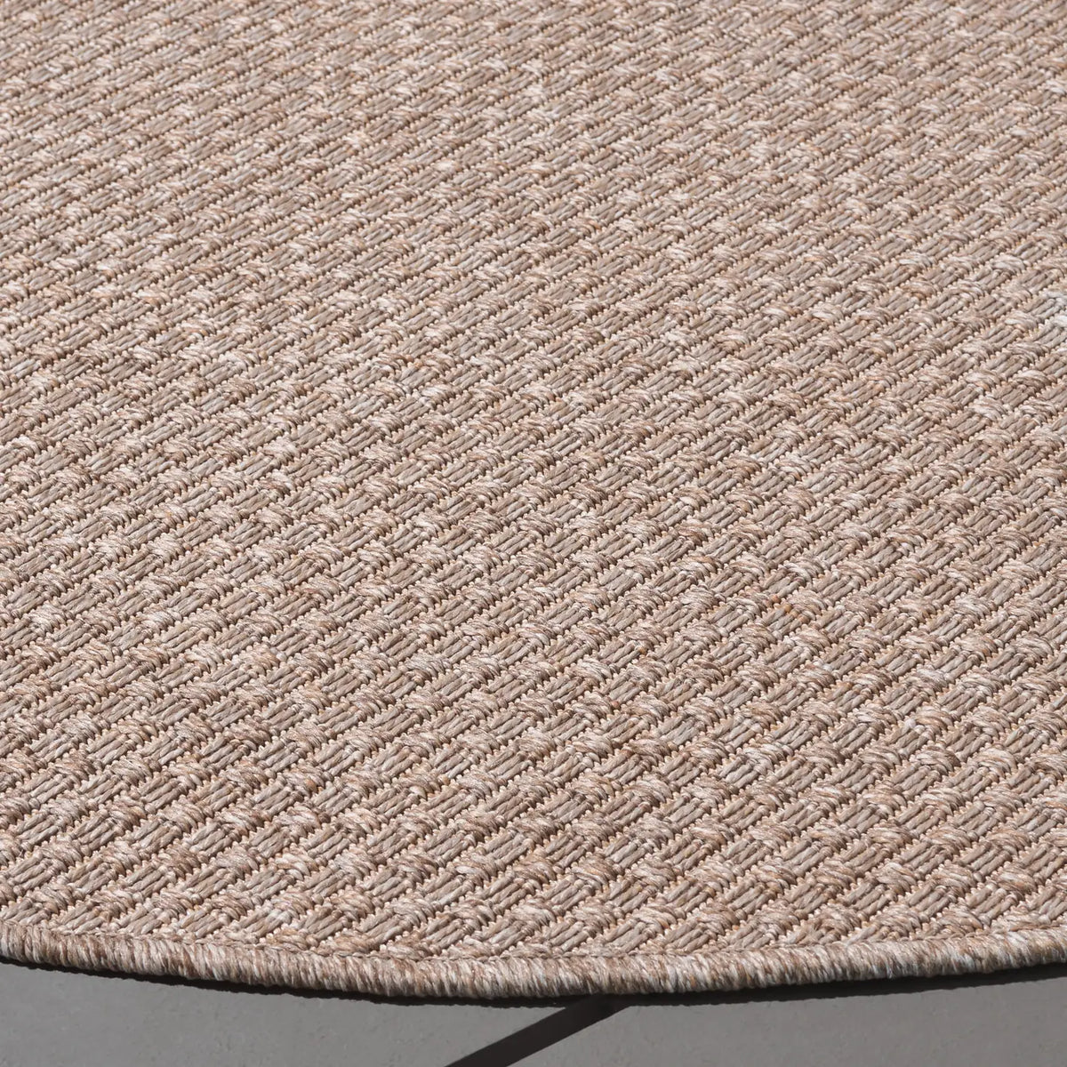 Safavieh Sisal All-Weather 6'-7" x 6'-7" Rug in Taupe