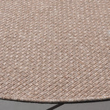 Safavieh Sisal All-Weather 6'-7" x 6'-7" Rug in Taupe
