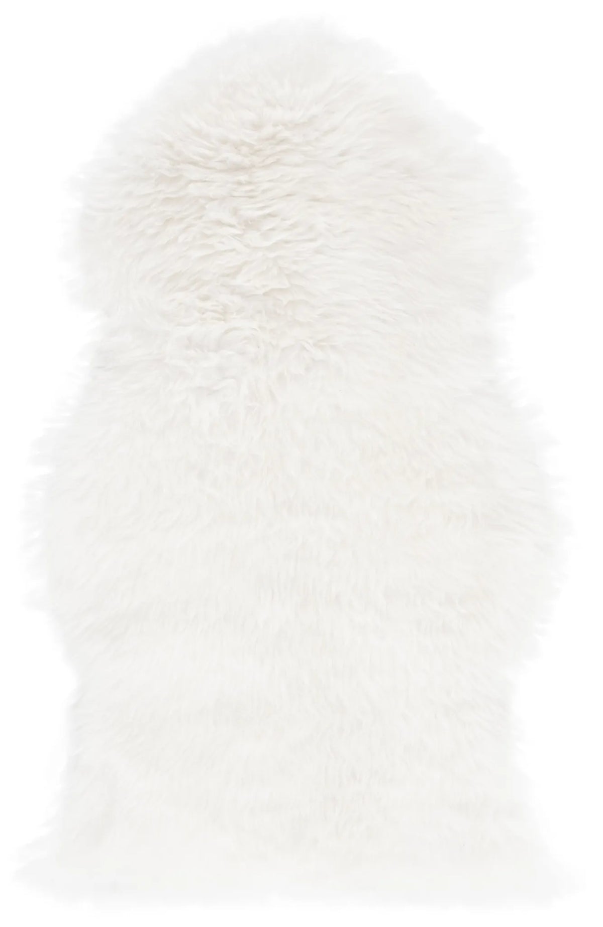 Safavieh Sheep Skin 1'-4" x 2'-4" Rug in Natural