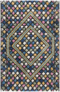 Safavieh Casablanca 4'-0" x 6'-0" Rug in Blue / Gold