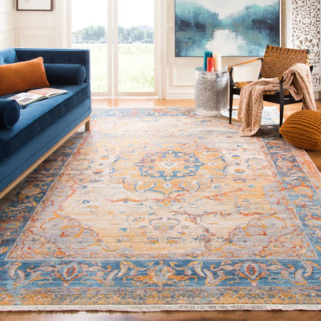 Safavieh Vintage Persian 10'-0" x 13'-0" Rug in Blue / Multi