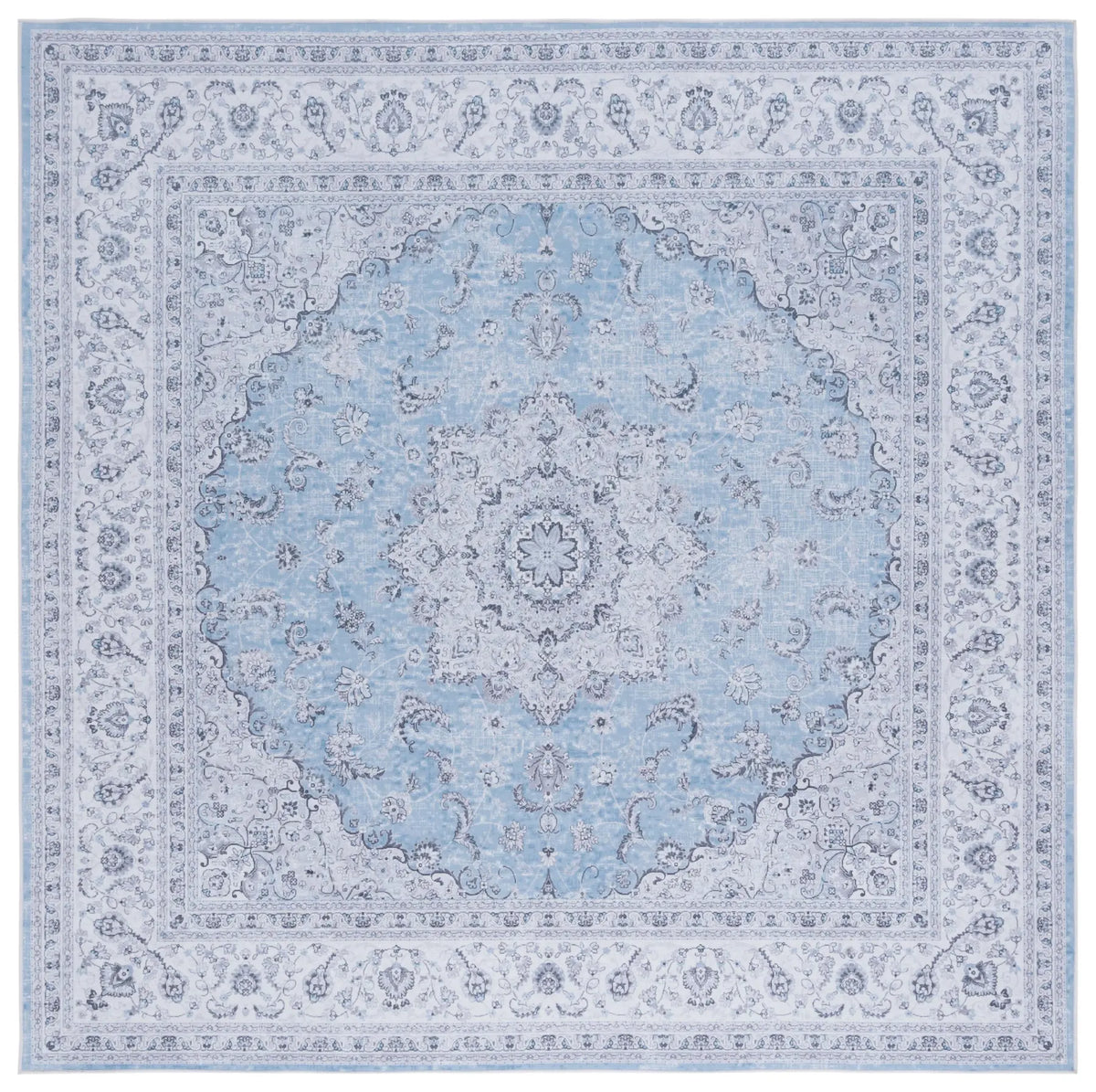 Safavieh Tucson 6'-0" x 6'-0" Rug in Blue / Grey