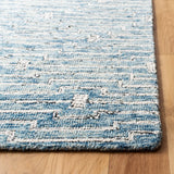 Safavieh Micro-Loop 5'-0" x 8'-0" Rug in Light Blue / Ivory