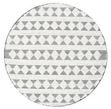 Safavieh Natura 6'-0" x 6'-0" Rug in Ivory / Black