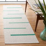 Safavieh Montauk 2'-3" x 8'-0" Rug in Ivory / Dark Green