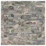 Safavieh Anatolia 6'-0" x 6'-0" Rug in Grey / Green