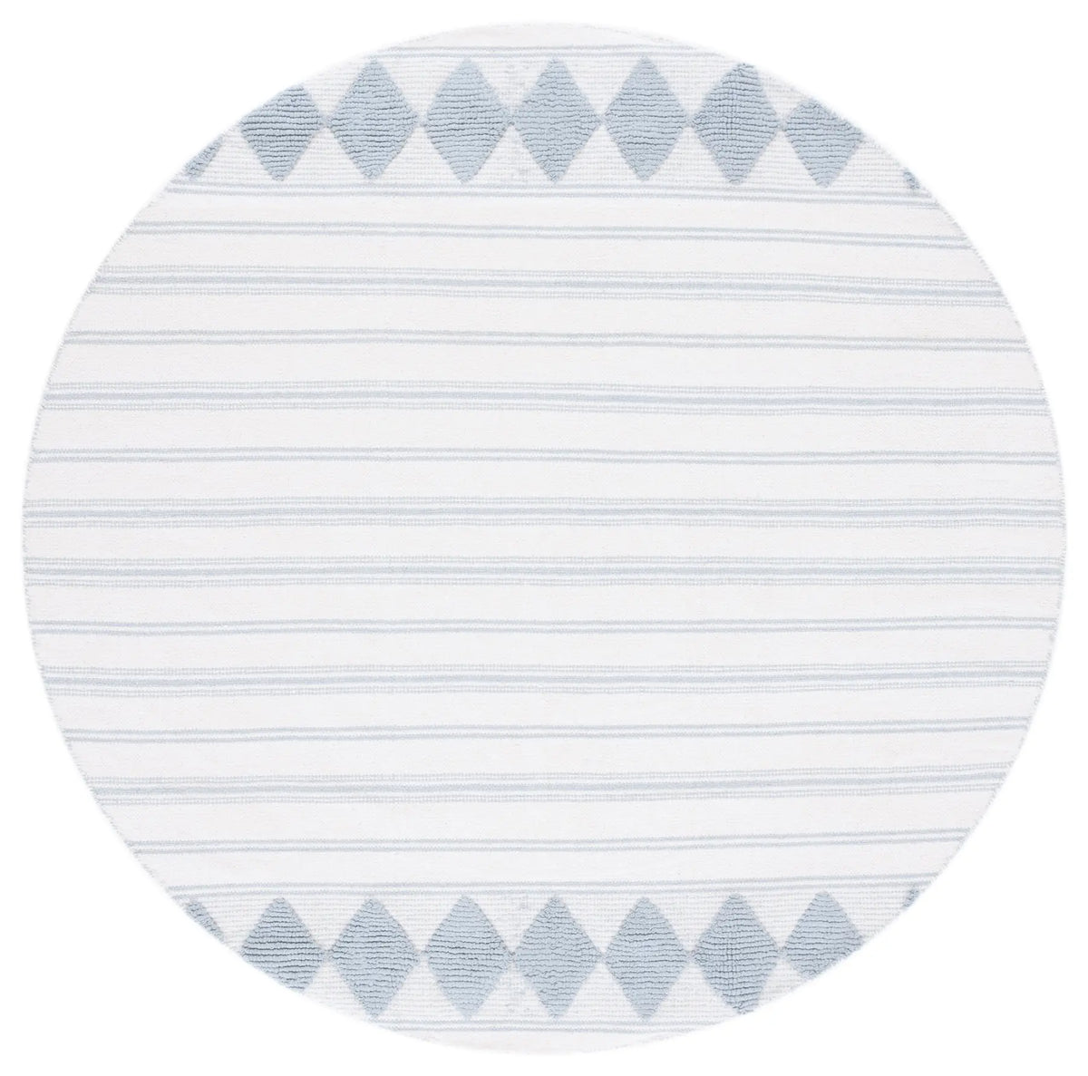 Safavieh Montauk 6'-0" x 6'-0" Rug in Aqua / Ivory