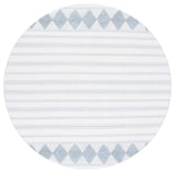 Safavieh Montauk 6'-0" x 6'-0" Rug in Aqua / Ivory