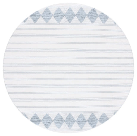 Safavieh Montauk 6'-0" x 6'-0" Rug in Aqua / Ivory