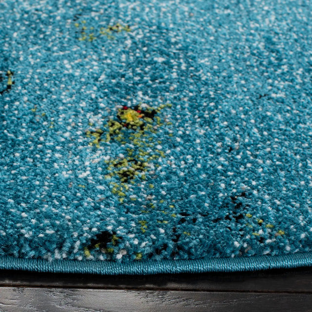 Safavieh Glacier 5'-3" x 5'-3" Rug in Blue / Gold