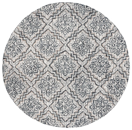 Safavieh Abstract 6'-0" x 6'-0" Rug in Ivory / Navy