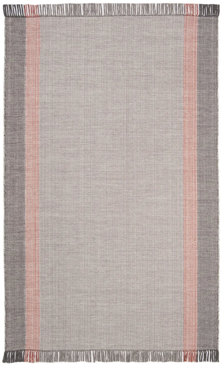 Safavieh Montauk 5'-0" x 8'-0" Rug in Terracotta / Grey