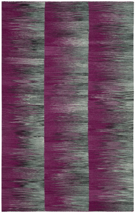 Safavieh Kilim 4'-0" x 6'-0" Rug in Purple / Charcoal