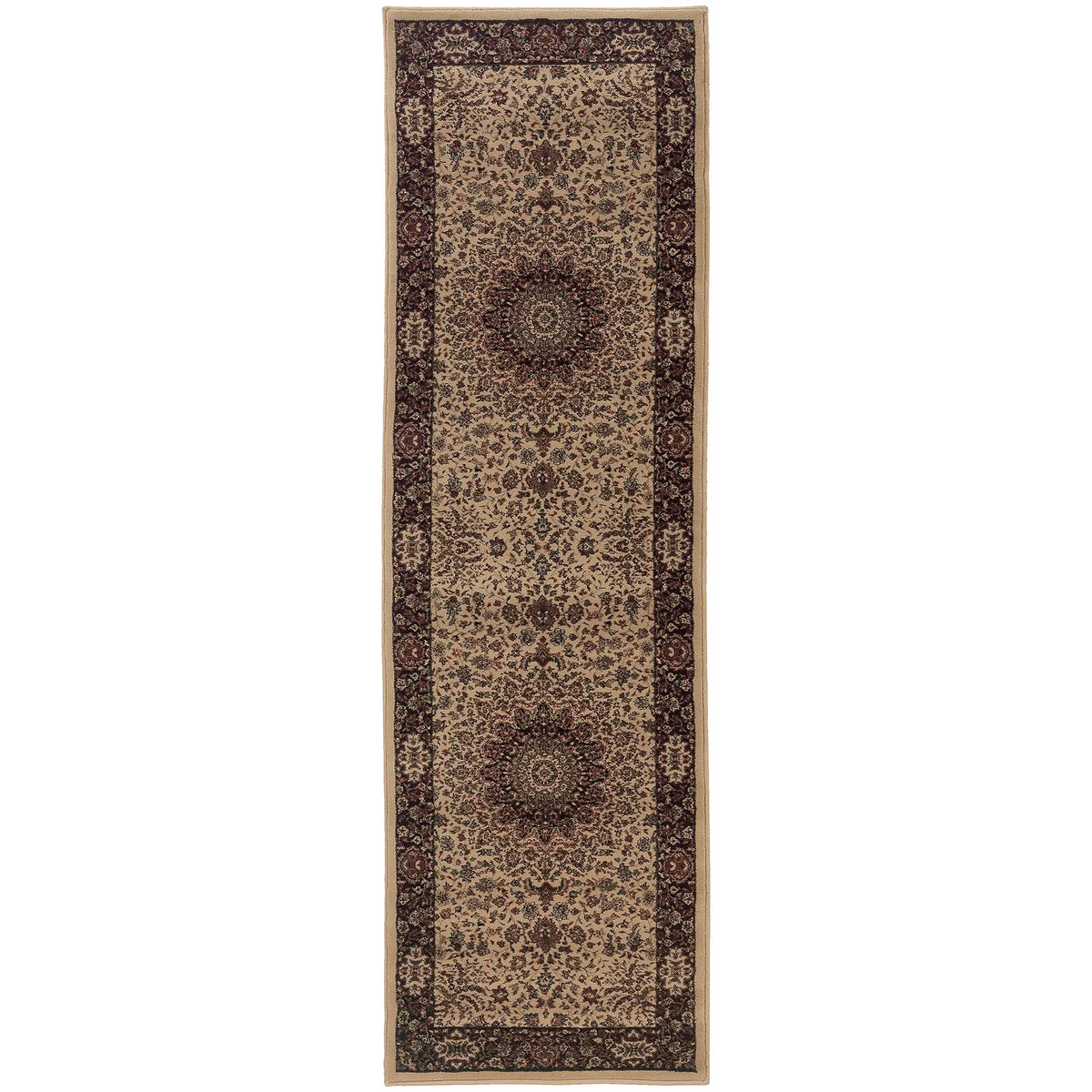 Oriental Weavers Sphinx Ariana 095i8 Ivory / Black Rugs - runner
