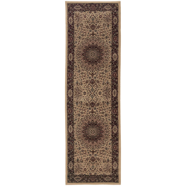 Oriental Weavers Sphinx Ariana 095i8 Ivory / Black Rugs - runner