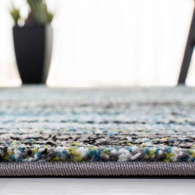 Safavieh Porcello 4'-0" x 6'-0" Rug in Charcoal / Blue