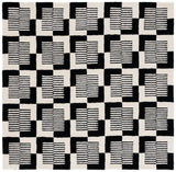 Safavieh Metro 6'-0" x 6'-0" Rug in Black / Ivory