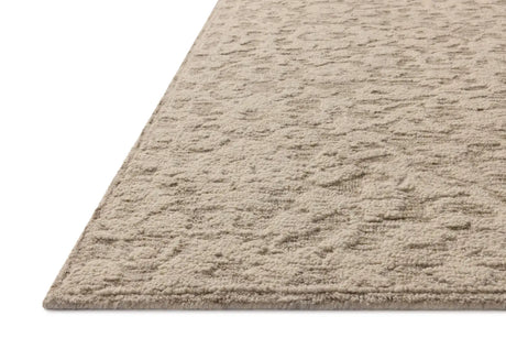Loloi Prudence PRU-01 Stone / Ivory Hand Tufted Rug - rug corner
