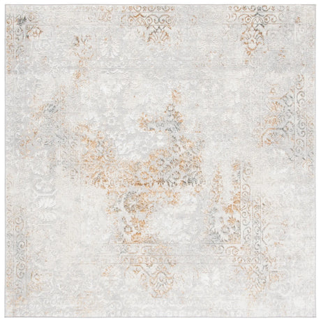 Safavieh Orchard 6'-7" x 6'-7" Rug in Grey / Gold