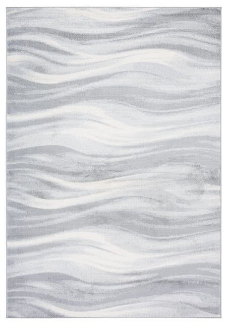 Safavieh Jasper 100 4'-0" x 6'-0" Rug in Grey / Ivory