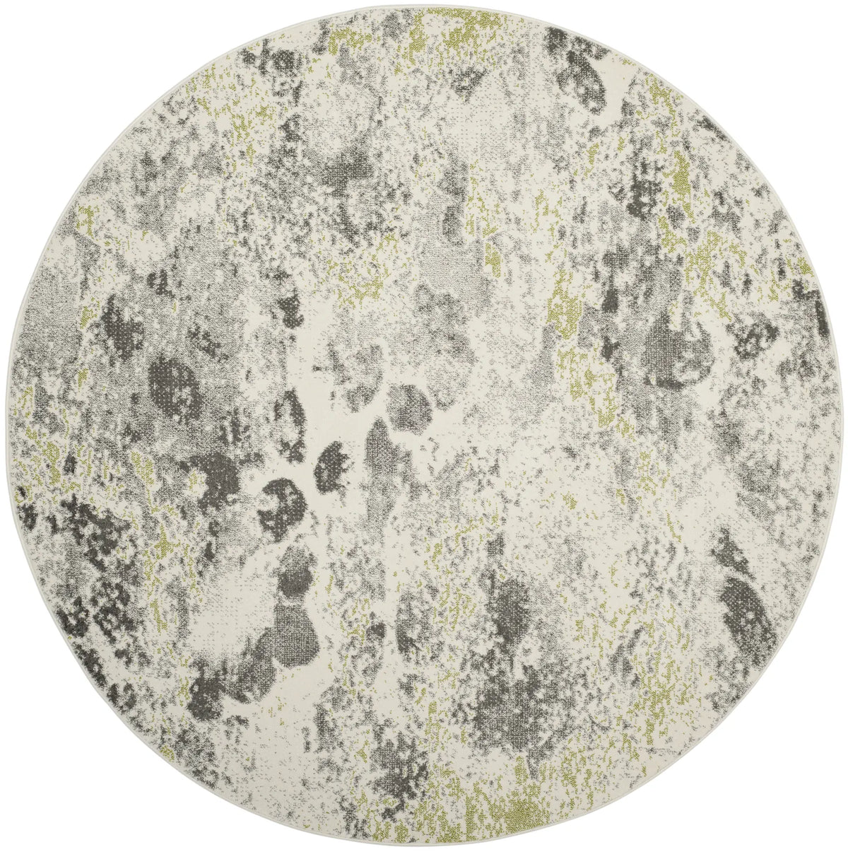 Safavieh Watercolor 6'-7" x 6'-7" Rug in Ivory / Grey