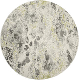 Safavieh Watercolor 6'-7" x 6'-7" Rug in Ivory / Grey