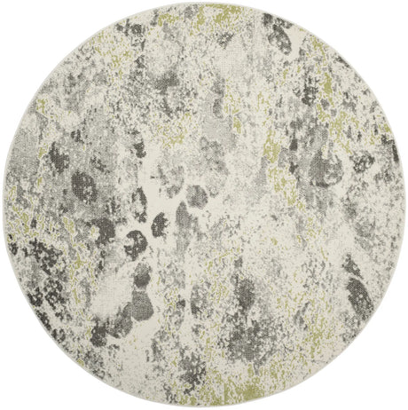 Safavieh Watercolor 6'-7" x 6'-7" Rug in Ivory / Grey