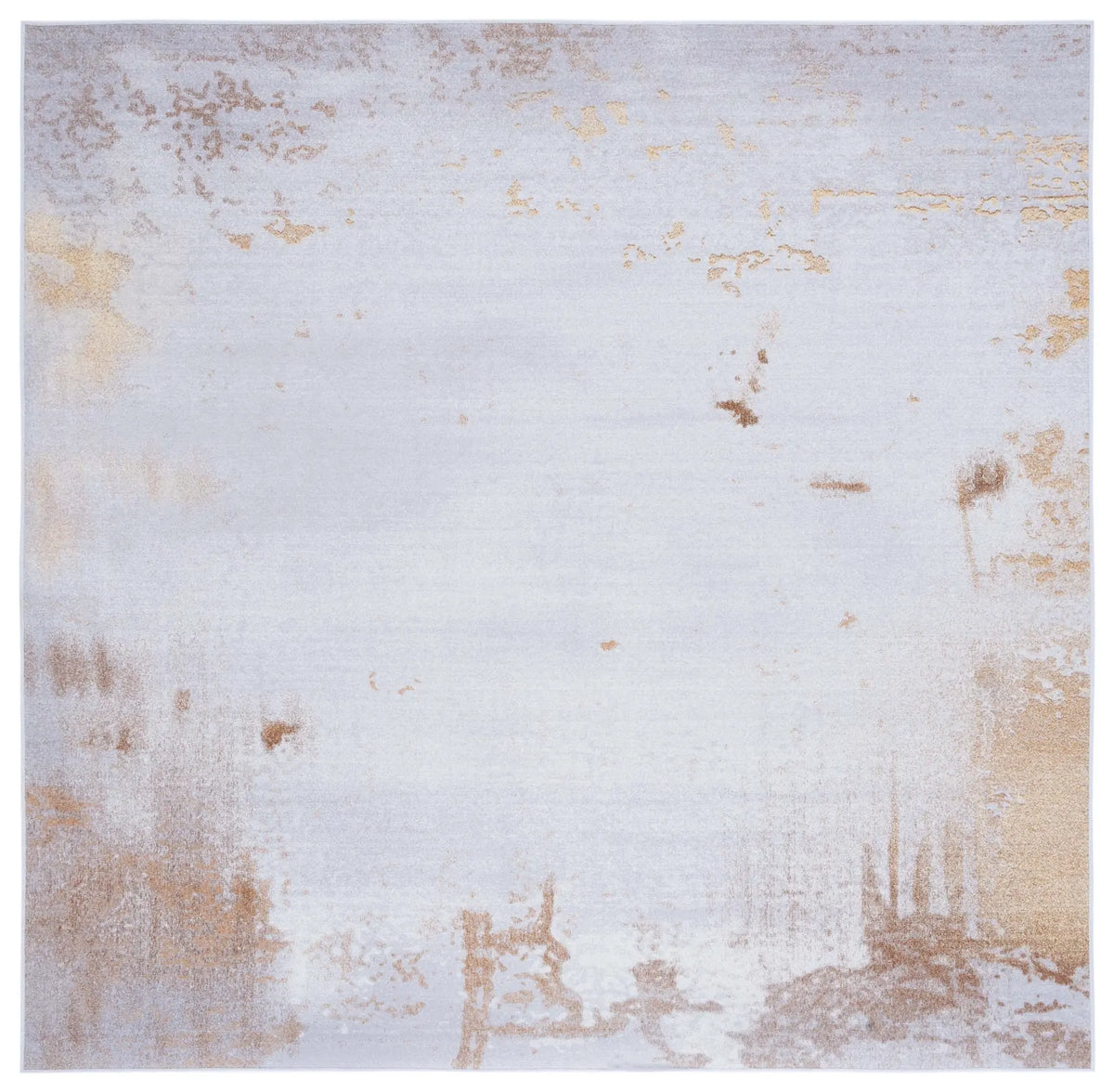 Safavieh Tacoma 6'-0" x 6'-0" Rug in Grey / Rust
