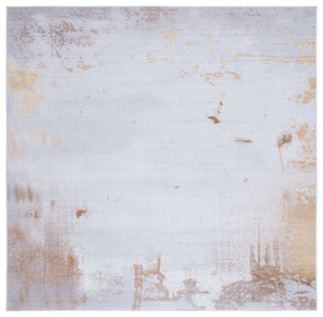 Safavieh Tacoma 6'-0" x 6'-0" Rug in Grey / Rust