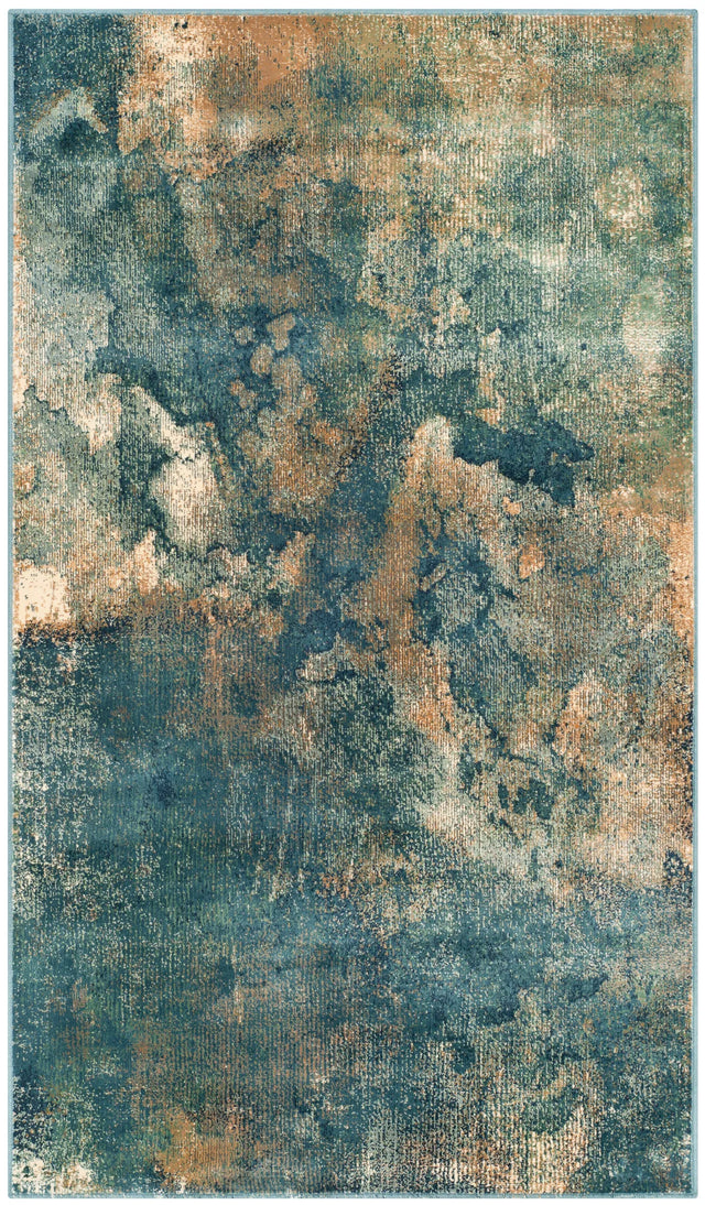 Safavieh Constellation Vintage 3'-3" x 5'-7" Rug in Light Blue / Multi