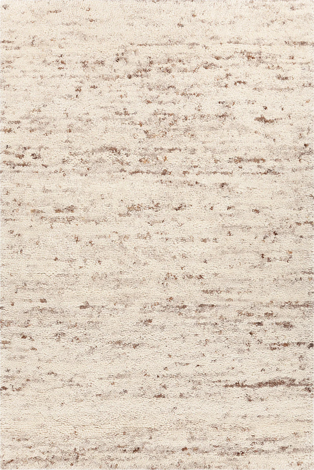 Chandra Zia ZIA-58501 White / Brrown rug, flat view