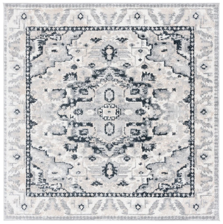 Safavieh Layla 6'-7" x 6'-7" Rug in Ivory Grey / Charcoal